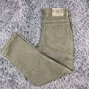 Vintage Marithe Francois Girbaud Women's 24x25 Pants Olive Green Cargo Style 90s